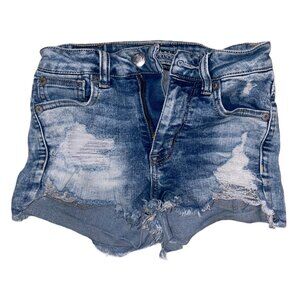 American Eagle Outfitters Next level stretch distressed shorts 00